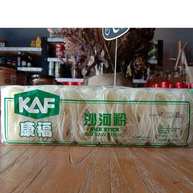 

Terlaris# Kaf Rice Stick / Flat Noodles / Kwetiau Kering 10 X 50Gr