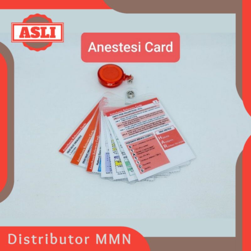 

Anastesi Flash Card (AFC) Kartu Rangkuman Anesthesia and Intensive Care - Medical Mini Notes