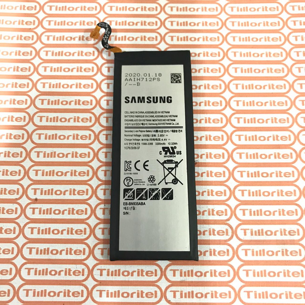 BATTERY BATERAI SAMSUNG NOTE 7 KUALITAS ORI / BATERAI SAMSUNG N935 / GALAXY NOTE 7