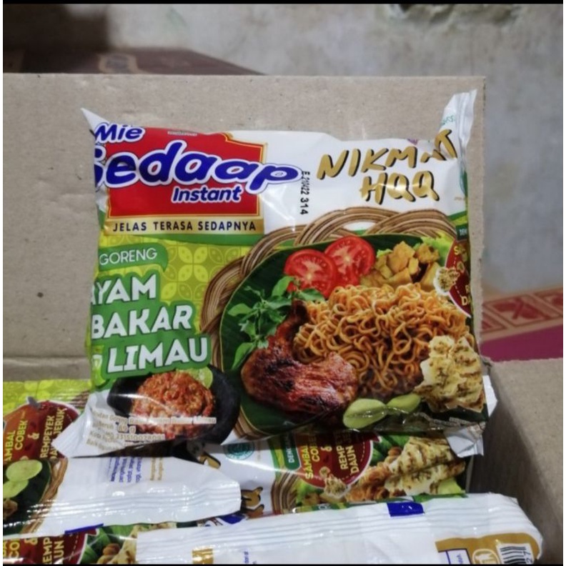 

Mie Sedaap Instant Mi Goreng Ayam Bakar Limau 89 Gram