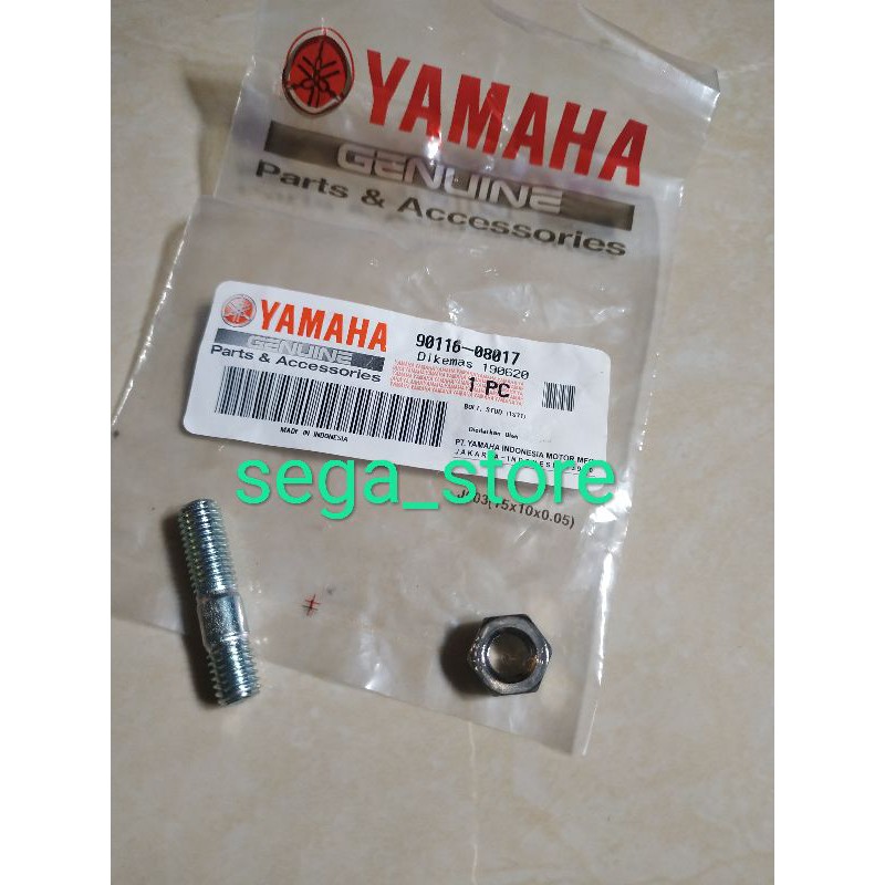 Mur nut Bolt baut tanam nap gear dudukan gear belakang yamaha Jupiter mx original YGP 90116-08017