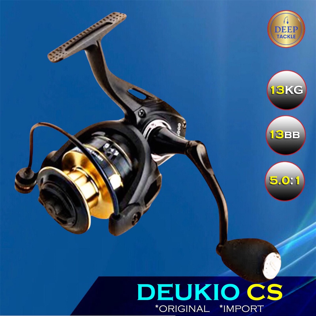 Reel Pancing Power Handle Metal DEUKIO CS 1000 - 7000 Reel Pancing Besi Power Handle Berkualitas