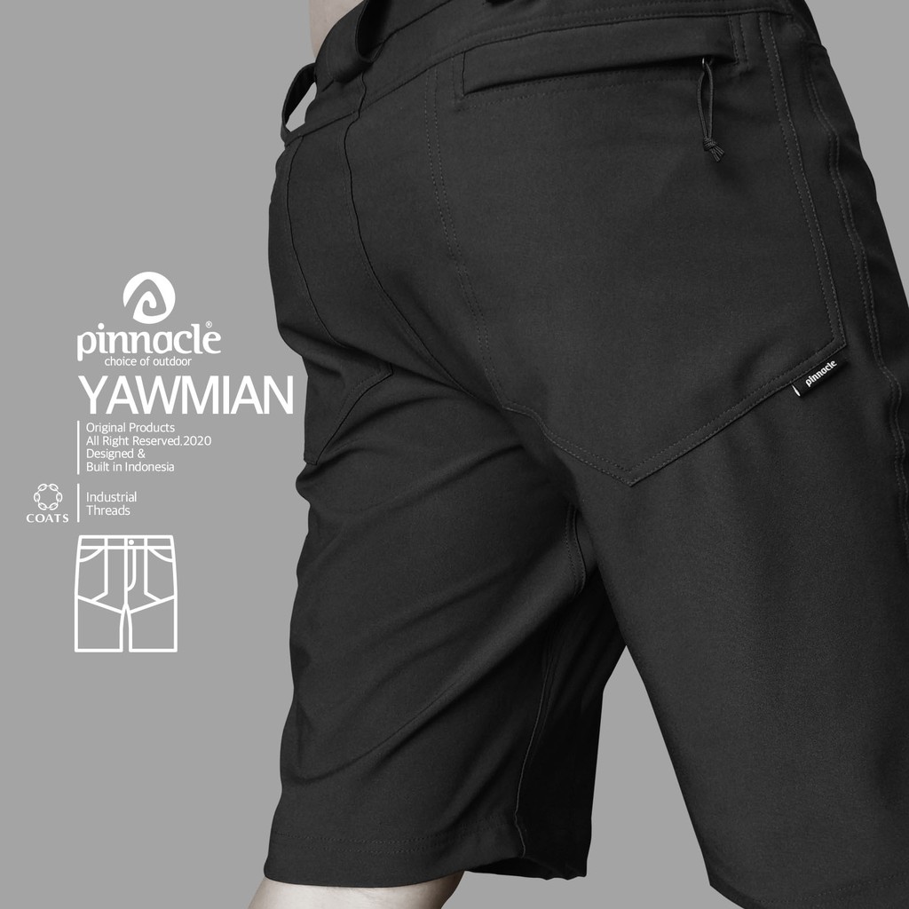 Pinnacle Yawmian Short - Black