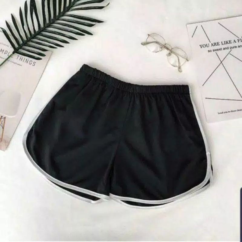 W&amp;D - Elodie short pants Celana Pendek Wanita Bahan Babyteri Terlaris