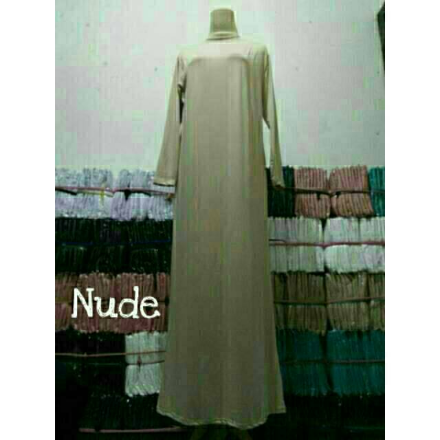 GAMIS MANSET UKURAN JUMBO DAN STANDAR / GAMIS DALAMAN KAFTAN ,INNER GAMIS DALAMAN BERUKAT KEBAYA DLL