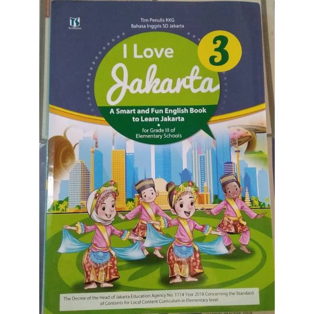 Hot Sale I Love Jakarta Kelas 3 Sd Tiga Serangkai Kurikulum 2013 Terlaris