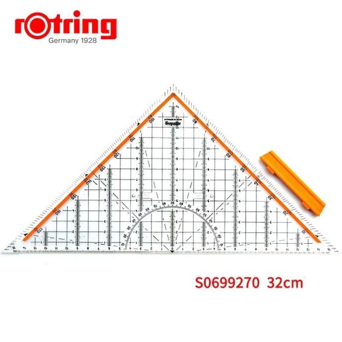 Penggaris Segitiga Pegangan Rotring 32cm
