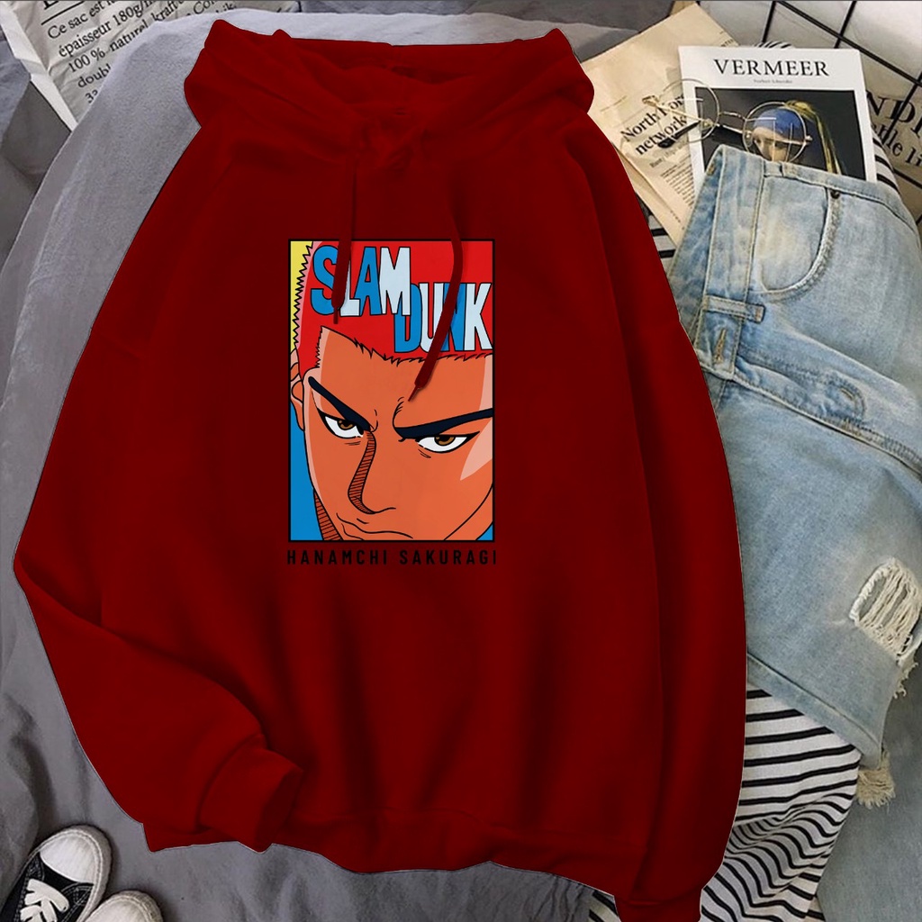 ANIME HOODIE SLAMDUNK - ATASAN KEKINIAN PREMIUM