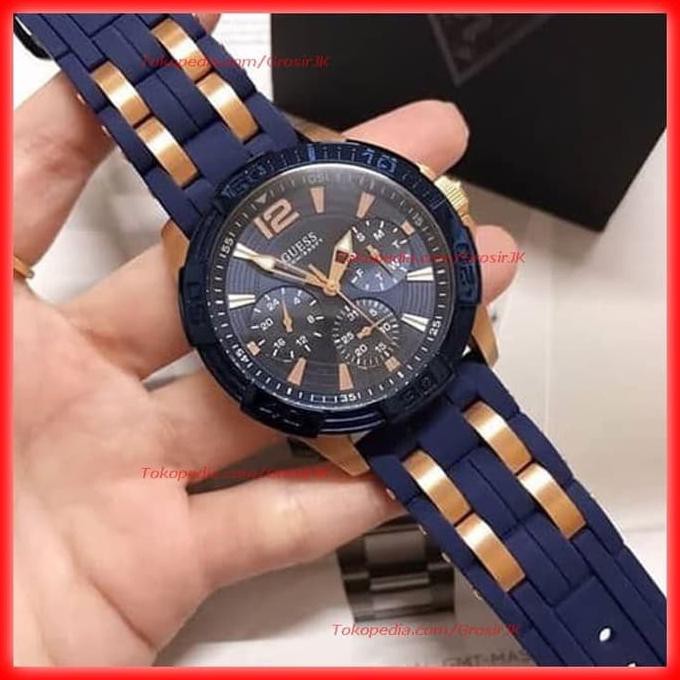 NOTED GARANSI TERBARU JAM TANGAN GUESS ORI PRIA - GUESS PRIA ORIGINAL SPORTY 