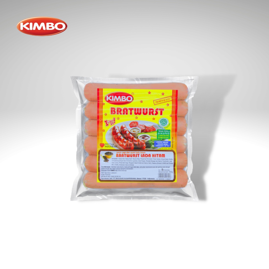 

SOSIS KIMBO BRATWURS LADA HITAM ISI 10