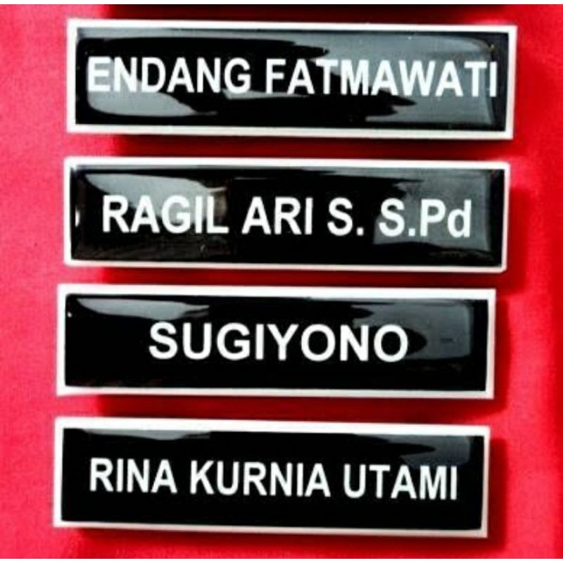 

pembuatan nametag