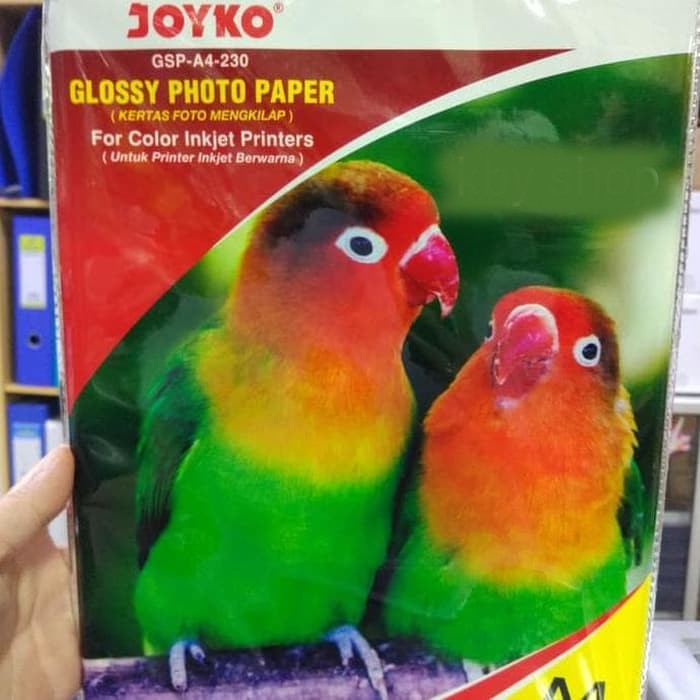 

Kertas Foto / Glossy Photo Paper Joyko Tebal 230 Gr Gsm Gram