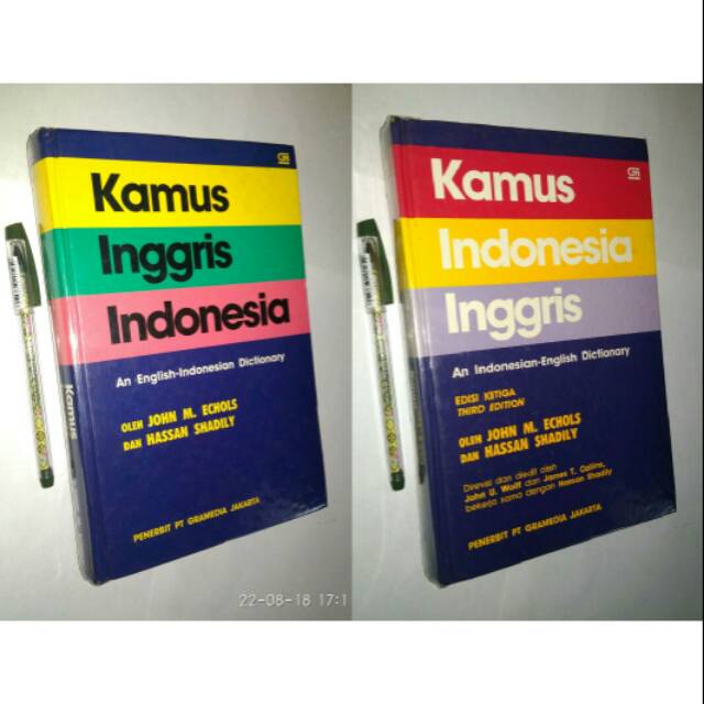 (Original) Paket 2 Kamus: Kamus Inggris-Indonesia, Kamus Indonesia-Inggris :