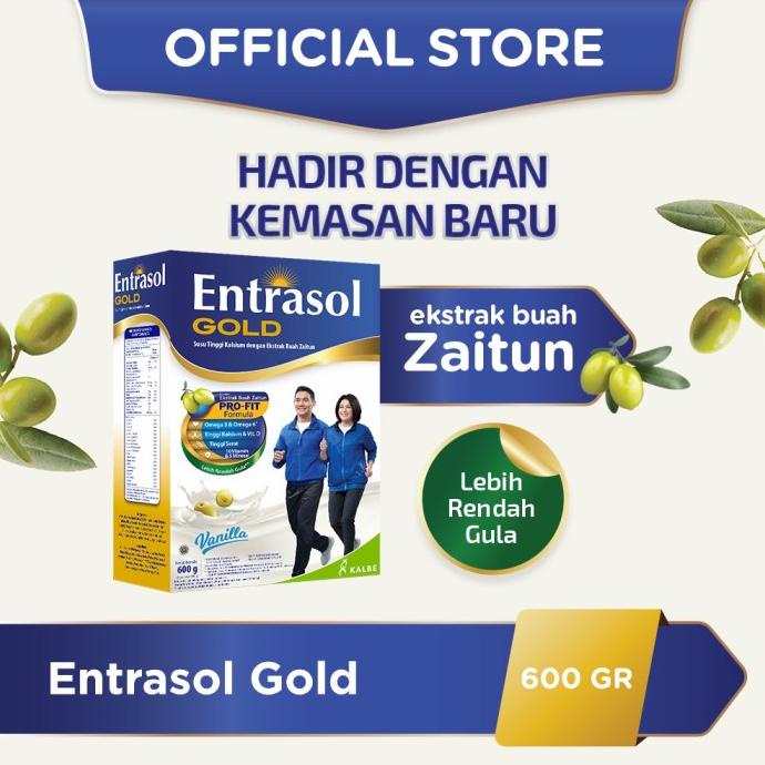 

[COD] ENTRASOL Gold Vanila 600g [COD]