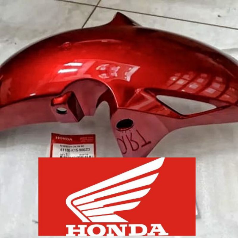 selebor depan cb old non led cb lama merah marron asli honda
