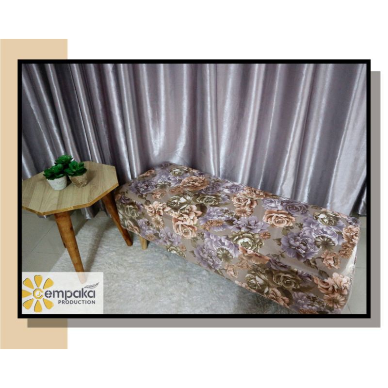 Sofa Bench Motif Flower