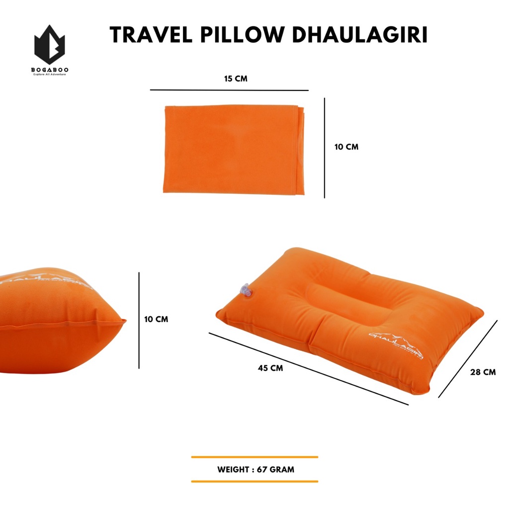 Bisa COD Bantal Tiup Dhaulagiri - Bantal Angin - Bantal Camping