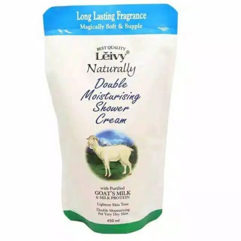 Leivy Shower Cream REFILL  Goats Milk