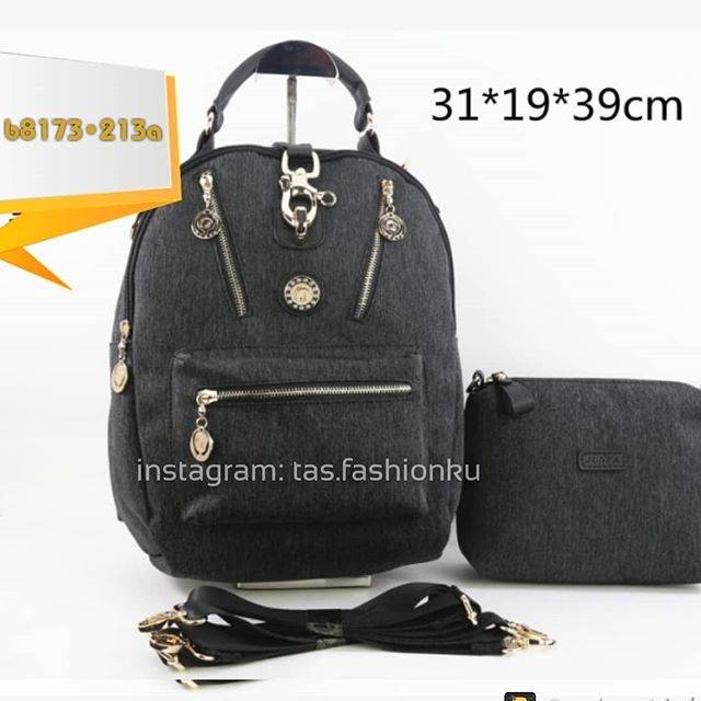 Tas ransel handbag slingbag multifungsi cewek import junfa