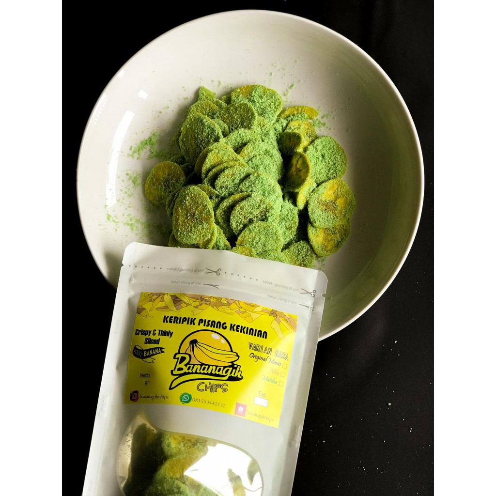 

Keripik Pisang Rasa Matcha