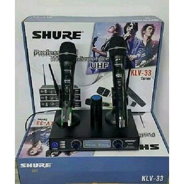 MIC KARAOKE WIRELESS SHURE KLV33 DIGITAL