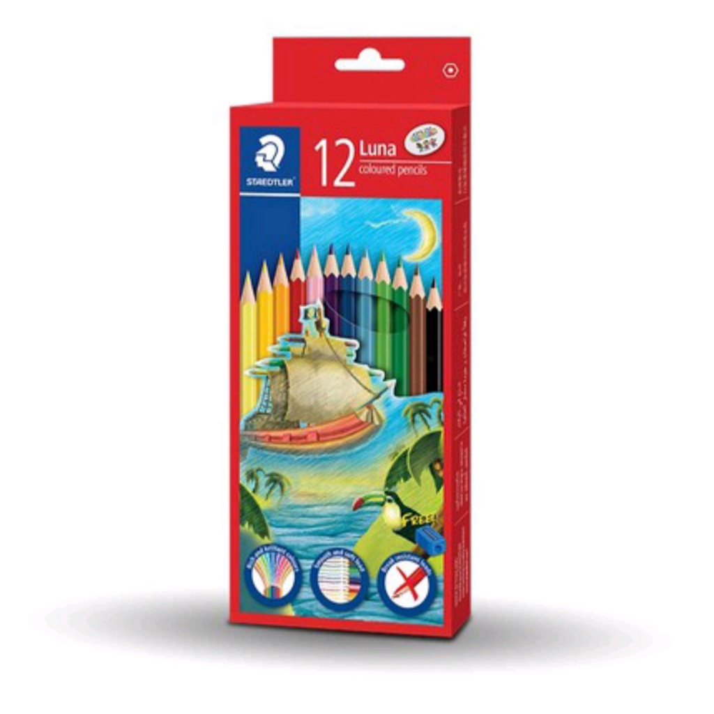 

Gramedia Yogya - Staedtler Luna Permanent Coloured Pencil 136 C12TH Isi 12 Pcs / Kurnia Agung