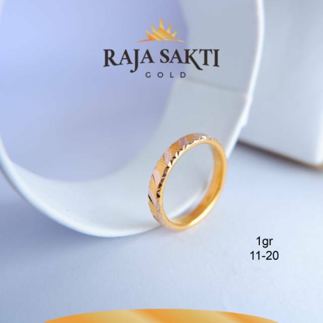 CINCIN 1GR MODEL PIPA BETENGAN EMAS ASLI KDO1001011-20  Shopee 