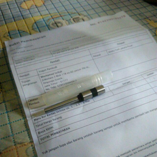 Mata Bor Kertas Uchida Uk. 5 - 5.5 - 6 Mm