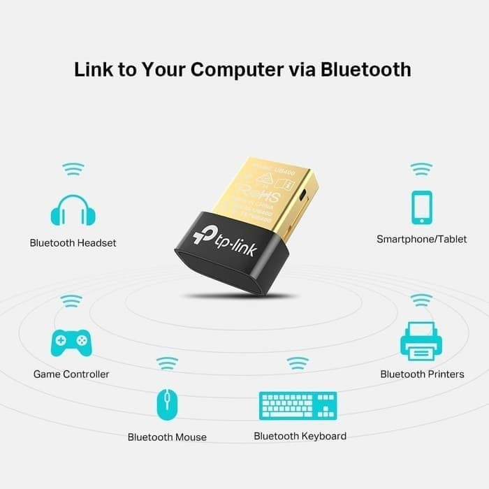 USB Bluetooth Dongle TPlink UB400 - BLuetooth 4.0 Dongle TP-Link UB400 - Bluetooth Dongle Tplink