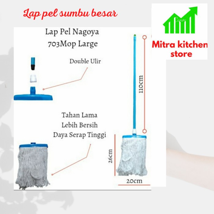 Dijual lap pel nagoya sumbu lap pel lantai daya serap tinggi - bulat Berkualitas