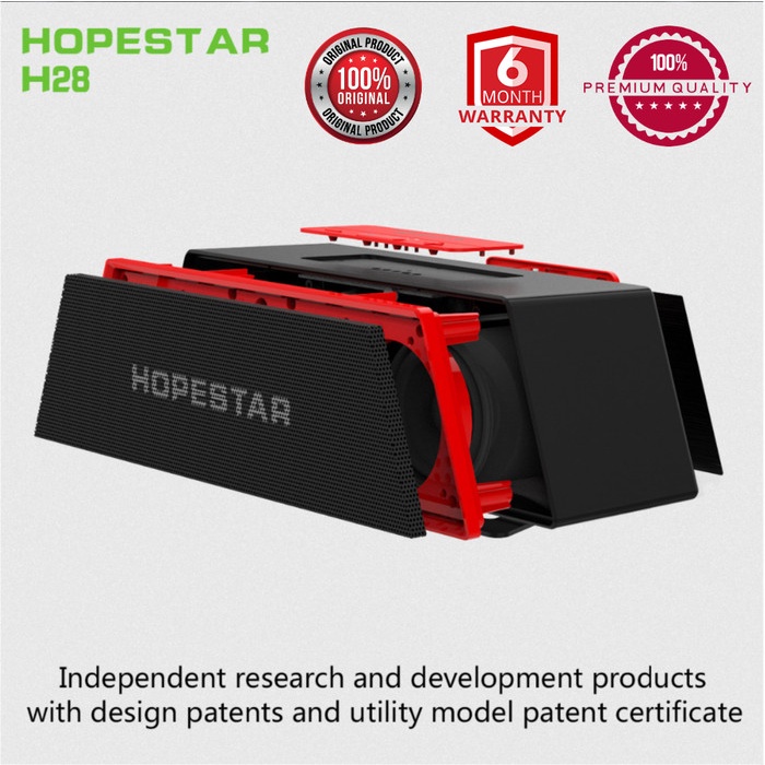 ELEKTRONIK AUDIO SPEAKER AC 1970 SPEAKER BLUETOOTH PREMIUM HOPESTAR H28 ORIGINAL 100% PORTABLE WIREL