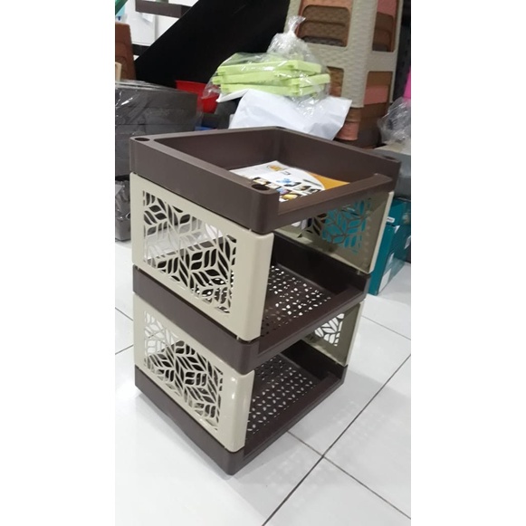 RAK PLASTIK / RAK SERBAGUNA / RAK SUSUN / RAK PORTABLE SUSUN 5