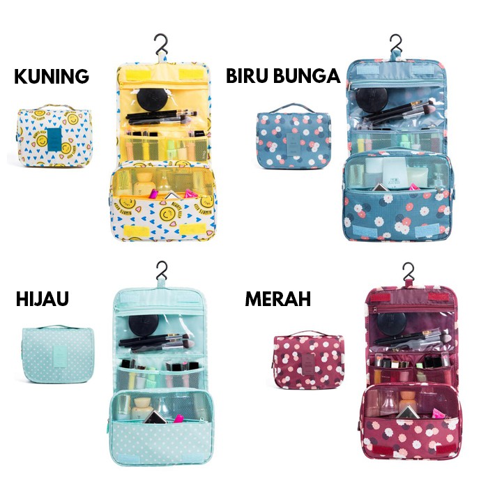 Adda Home - Tas Travel Organizer Kosmetik Perlengkapan Mandi - 24x19x10cm