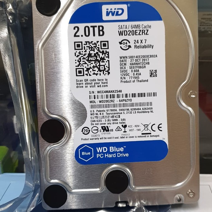 HDD 2TB WD Blue 3.5"