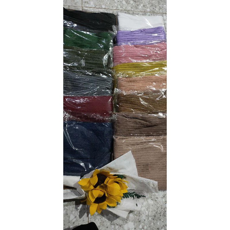 Dapet 20 pcs / 15RB Per pcs PASHMINA PLISKET PAKET HEMAT Warna Random