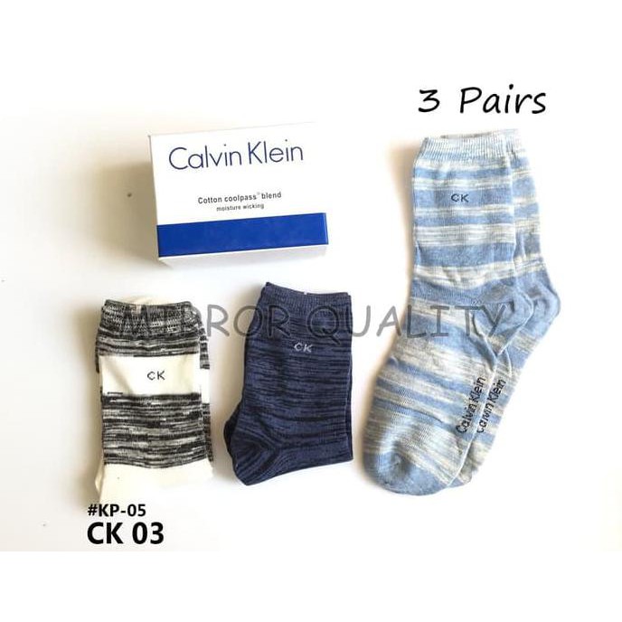 EDISI TERBARU ( ISI 3 ) KAOS KAKI PENDEK BERKUALITAS | CALVIN KLEIN SOCKS PREMIUM FREE ONGKIR..