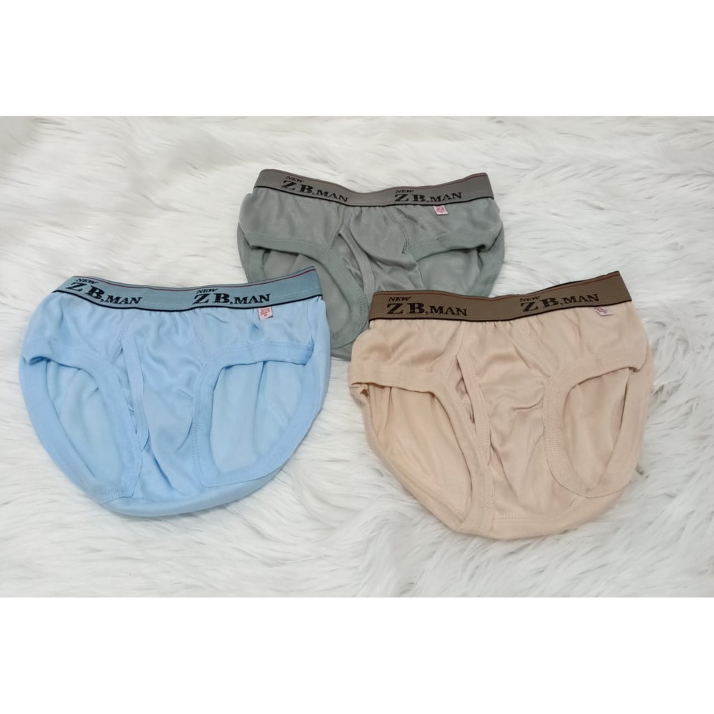 3pcs Celana dalam Pria | Men Underwear | ZB Man | Murah Berkualitas