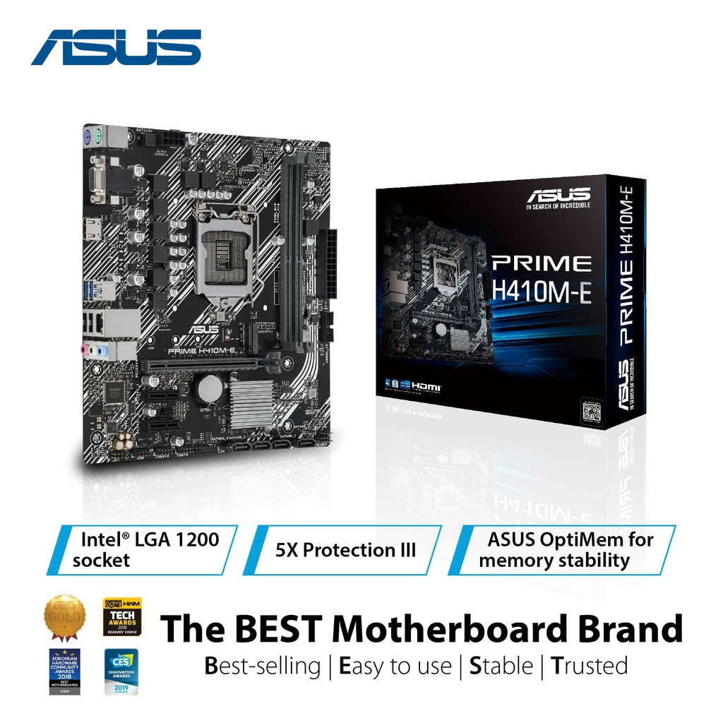 ASUS PRIME H410M-E LGA1200 mATX MOTHERBOARD INTEL