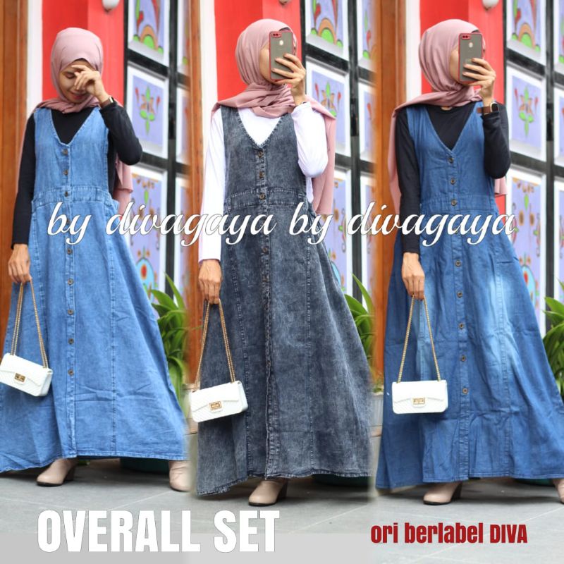 CYSARA OVERALL SETELAN + INER