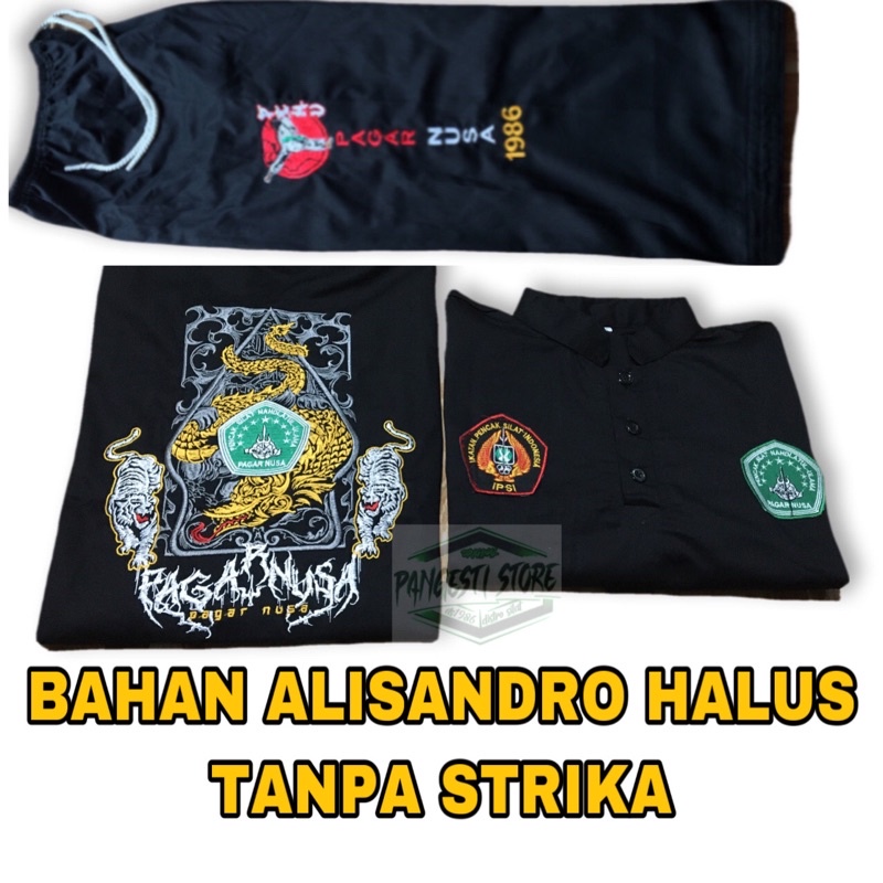 sakral alusan warga pagar nusa alexsandru bordir kancing motif baju naga motif celana japan