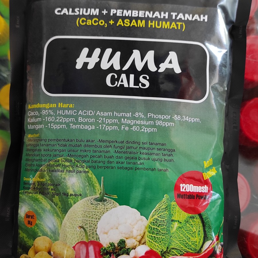 Pupuk Asam Humic + calsium Huma cals 1 kg