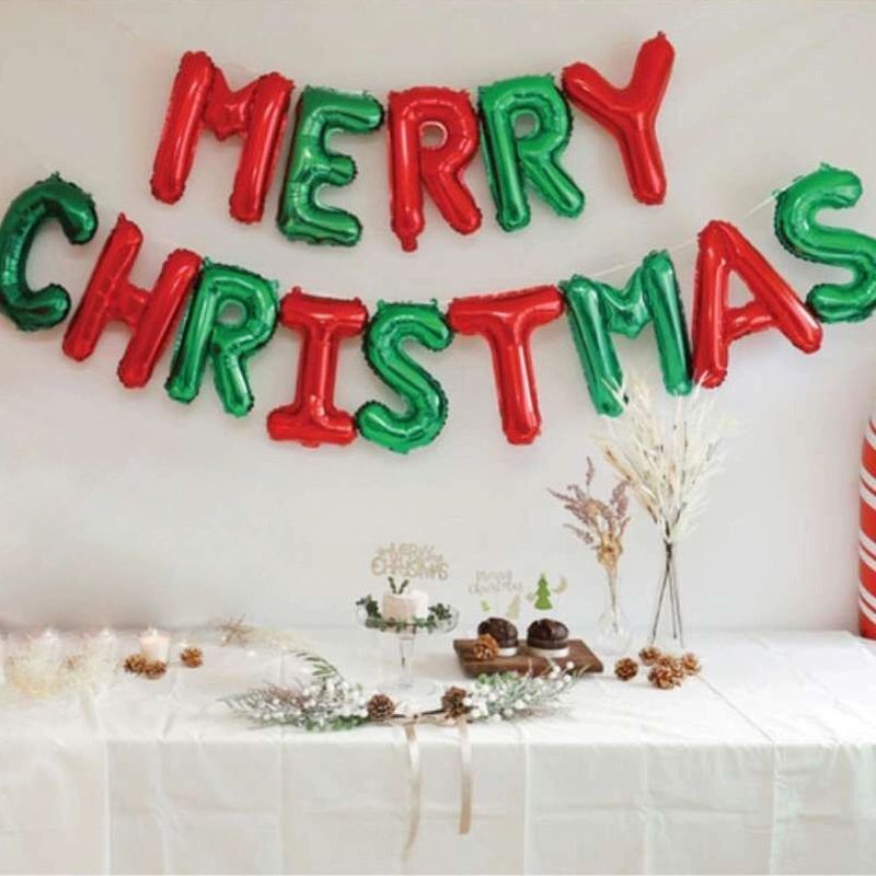 PINK MALL-BALON FOIL NATAL MINI / BALON MERRY CHRISTMAS /dekorasi Natal/Christmas decoration