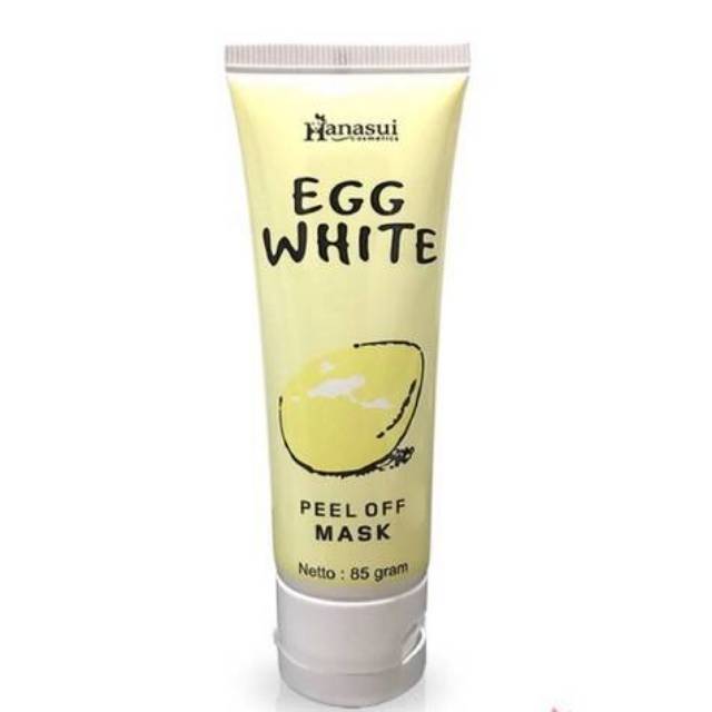 MASKER WAJAH HANASUI EGG WHITE PEEL OFF 80g BPOM