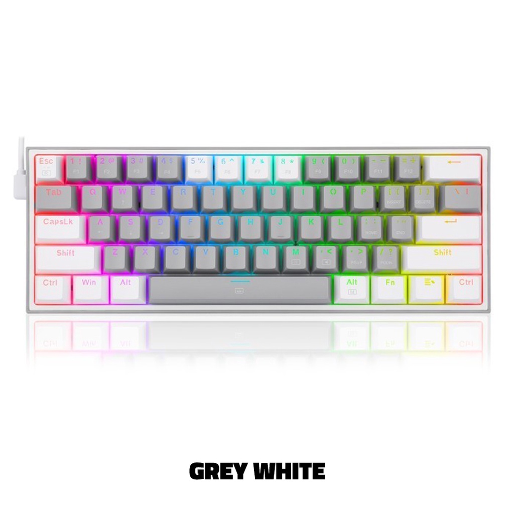 Redragon K617 Fizz 60% RGB Hotswap Mechanical Gaming Keyboard