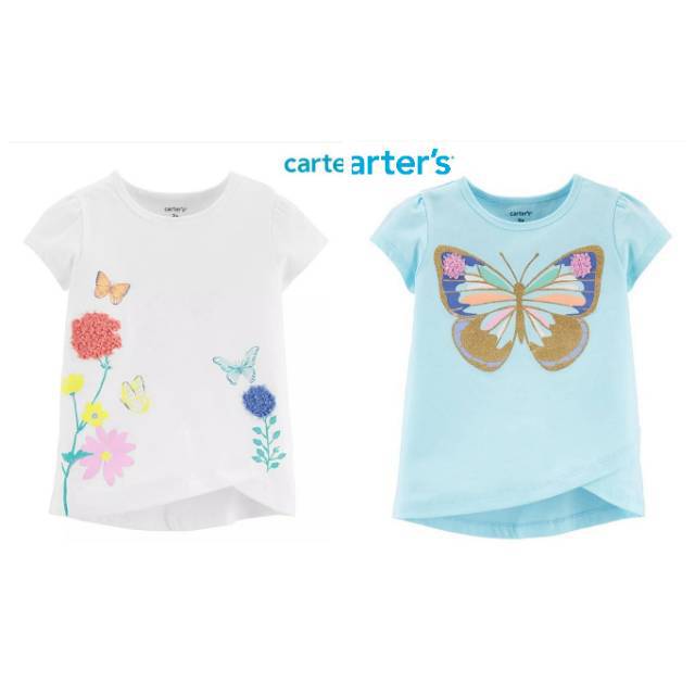 Kaos anak cewek carters bayi 1 2 tahun-3