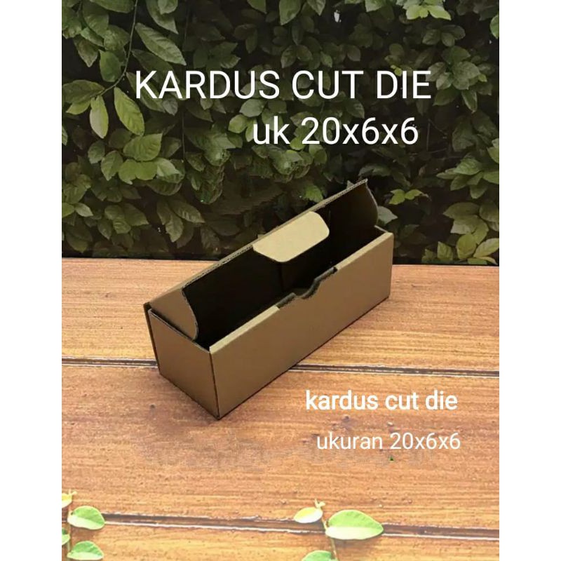 

termurah COD Kardus die_cut UK 20x6x6 polos packing