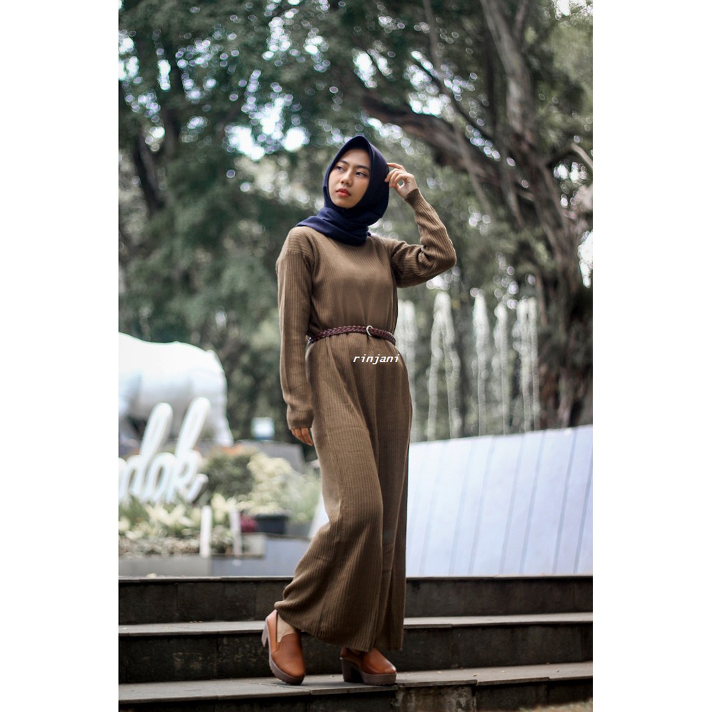 LONG DRESS / DRESS RAJUT / BOXY LONG DRESS / BAJU MUSLIM