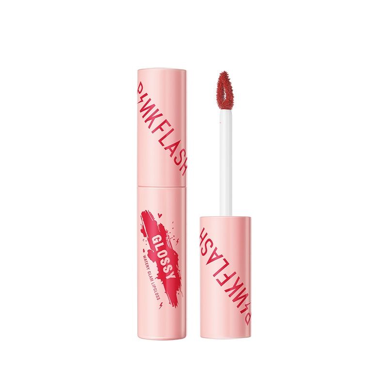 (BPOM) PINKFLASH Watery Glam Lip Gloss Super Glossy PF-L09 - Lip Tint High Quality MoisturizingBPOM NO:NA11211300596