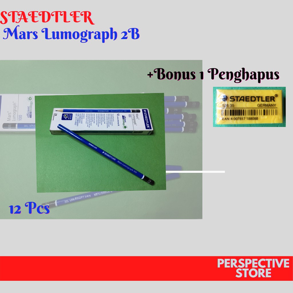 

Pensil Staedtler Mars Lumograph 100 2B