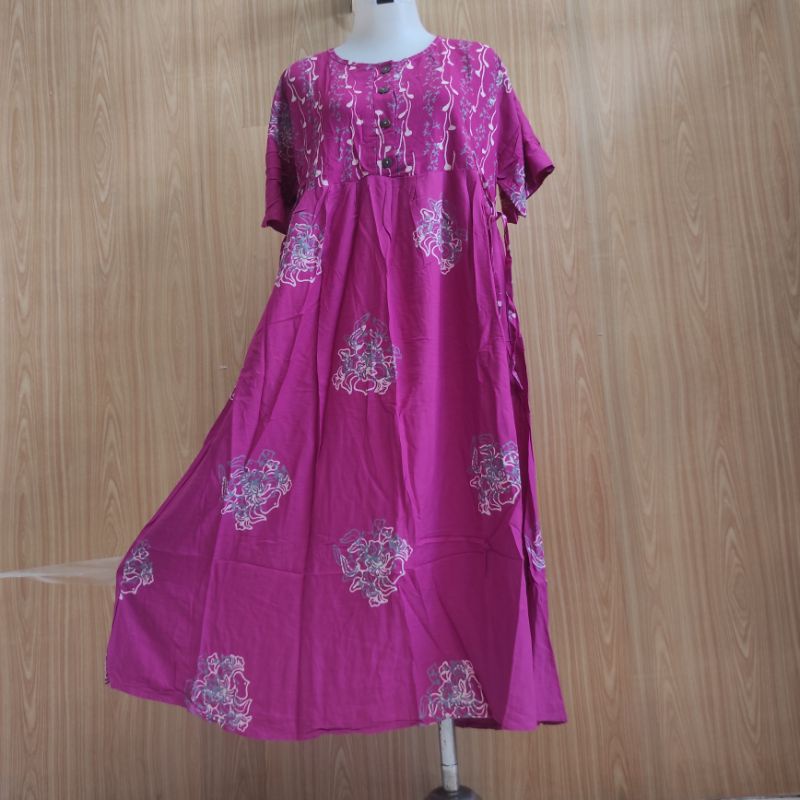 Batik Qonita Daster Lupita Kancing Bn